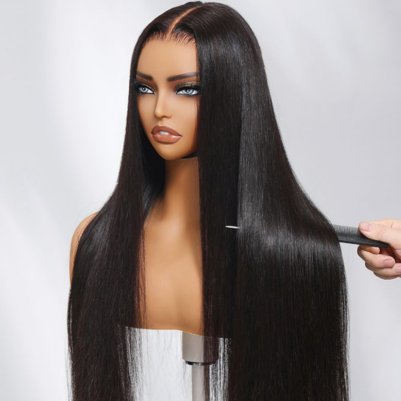 VIYA Full Size™ 13x4 HD Lace Frontal All Pre Styled Straight Natural Black Wig
