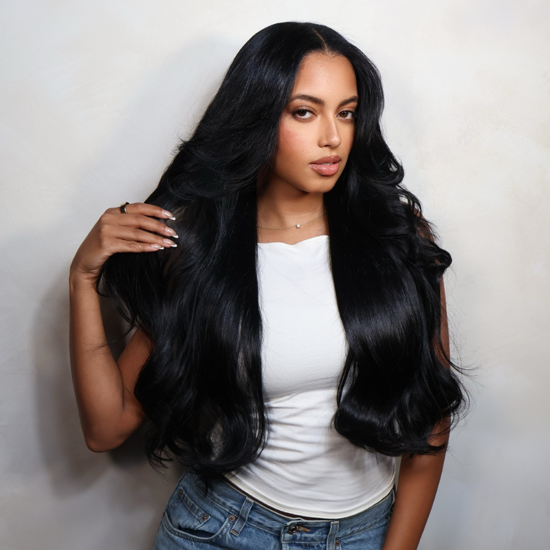 VIYA 13x6 HD Lace Frontal Pre Bleached Knots Straigh 100% Human Hair Wig