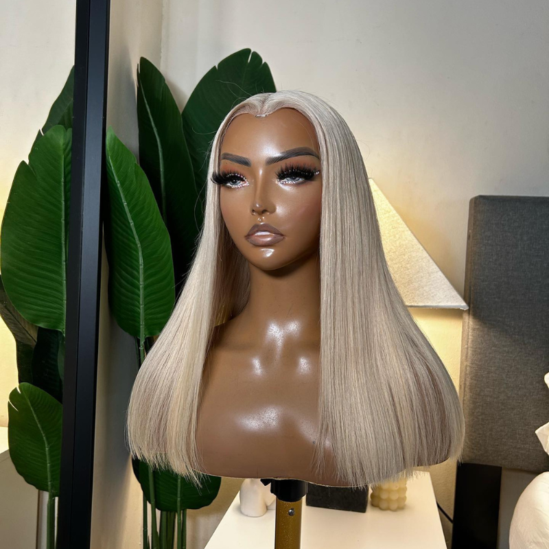 VIYA 5x5 HD Lace Closure 613 Blonde Loose Body Wave & Straight Pre Bleached Knots Human Hair Wigs
