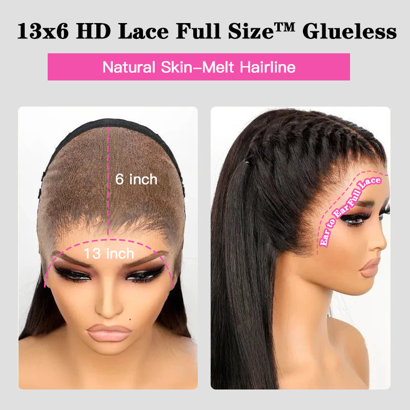 VIYA Full Size™ Glueless 13x4/13x6 Full HD Lace Frontal 613 Blonde Loose Body Wave Human Hair Wigs