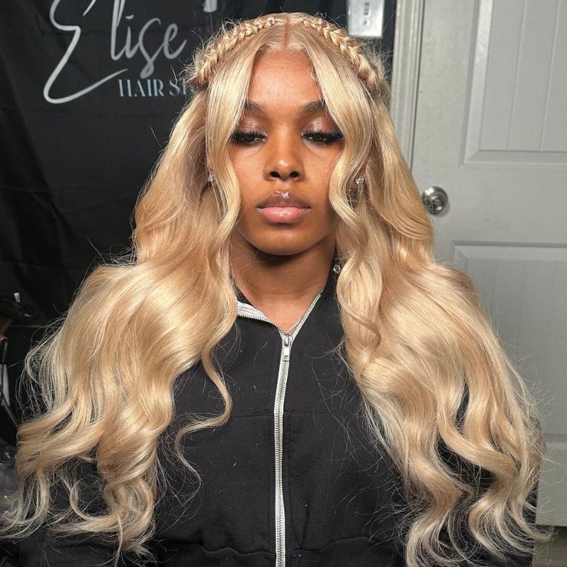 VIYA 5x5 HD Lace Closure 613 Blonde Loose Body Wave & Straight Pre Bleached Knots Human Hair Wigs