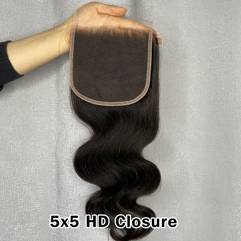 VIYA HAIR 9 PCS 18-30 Inch Bundles With 3 PCS 5x5 HD Lace Closure Wholesale Package Deal