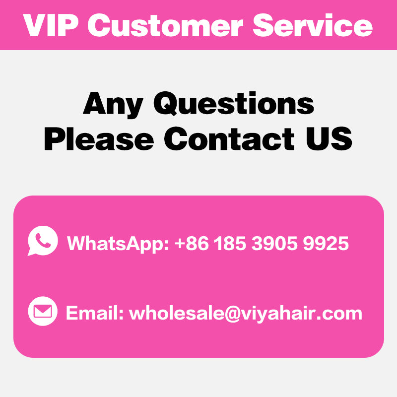 VIYA 3 PCS 5x5 HD Lace Closure Straight Body Wave All Pre Styled Color Wig Wholesale Package Deal