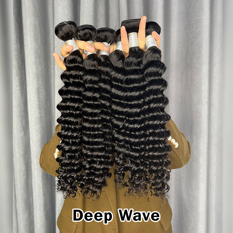 VIYA 9 PCS 12-24 Inch Bundles With 3 PCS 4x4 HD Lace Closure Wholesale Package Deal