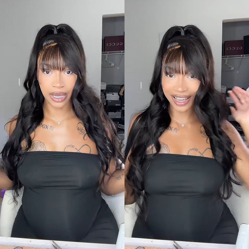 VIYA Bone Straight 13x6 HD Lace Frontal All Pre Styled Full Size™ Custom Human Hair Wig