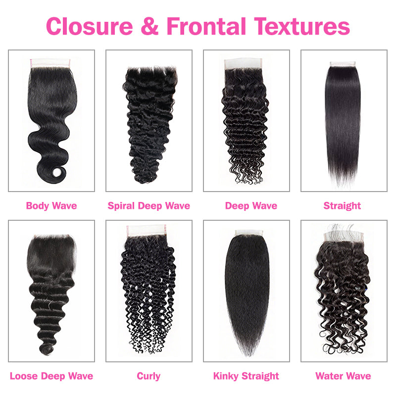VIYA 9 PCS 12-24 Inch Bundles With 3 PCS 4x4 HD Lace Closure Wholesale Package Deal