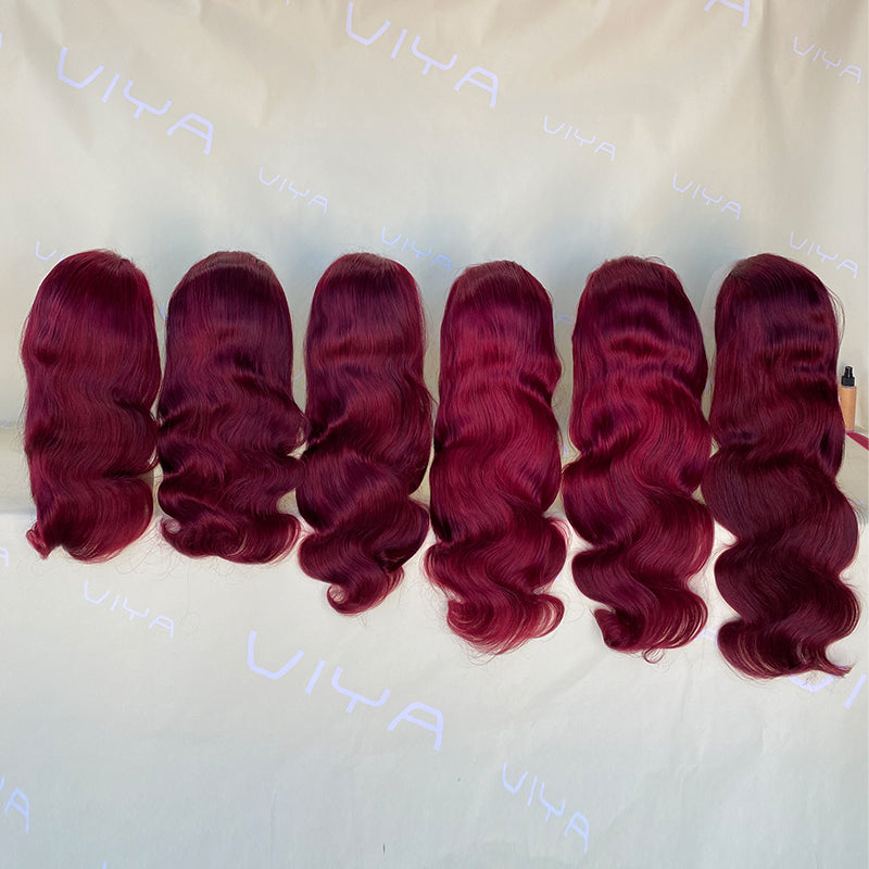 VIYA 3 PCS 4x4 HD Lace Closure Straight Body Wave All Pre Styled Color Wig Wholesale Package Deal