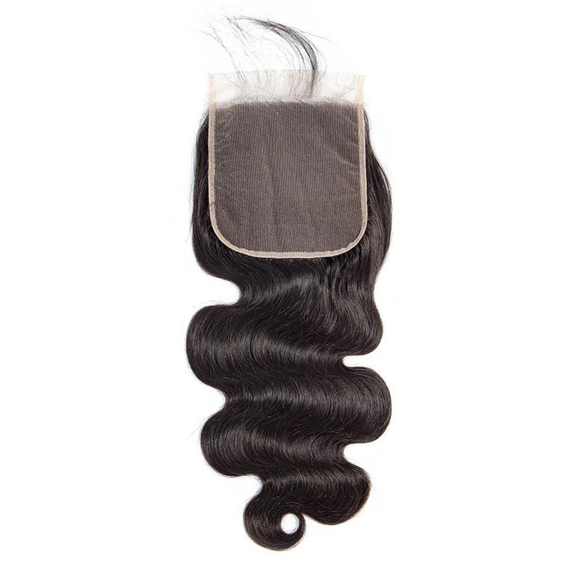 VIYA Body Wave 4 Bundles With 5x5 HD Closure Brazilian Natural Black Human Hair