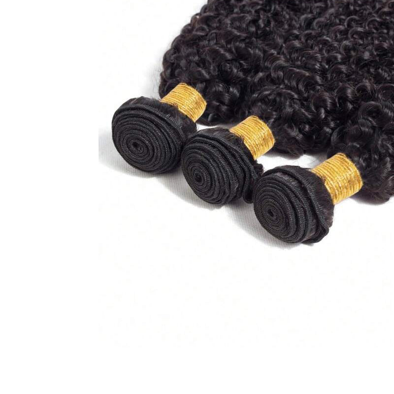 VIYA Curly 3 Pcs Bundles Natural Black Human Virgin Hair
