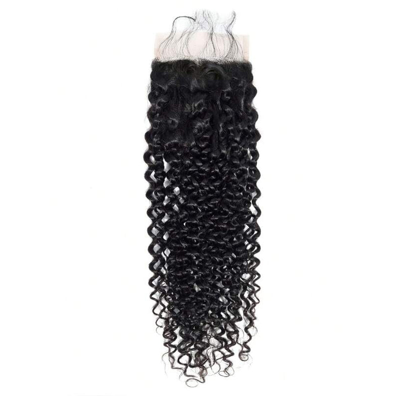 VIYA Curly 3 Pcs Bundles Hair Weft With 5x5 HD Lace Closure Human Virgin Hair