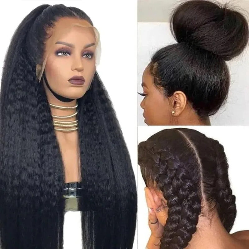VIYA 360 HD Skin Melt Full Lace Frontal Kinky Straight Wig | Viya Hair