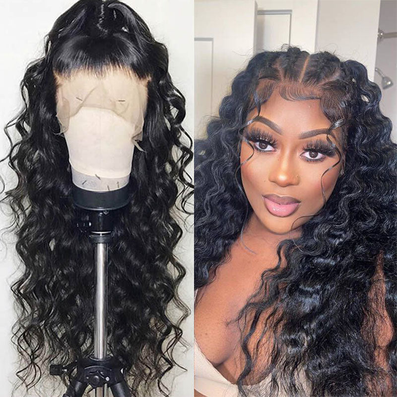 VIYA 360 HD Skin Melt Full Lace Frontal Loose Deep Wave Wig | Viya Hai