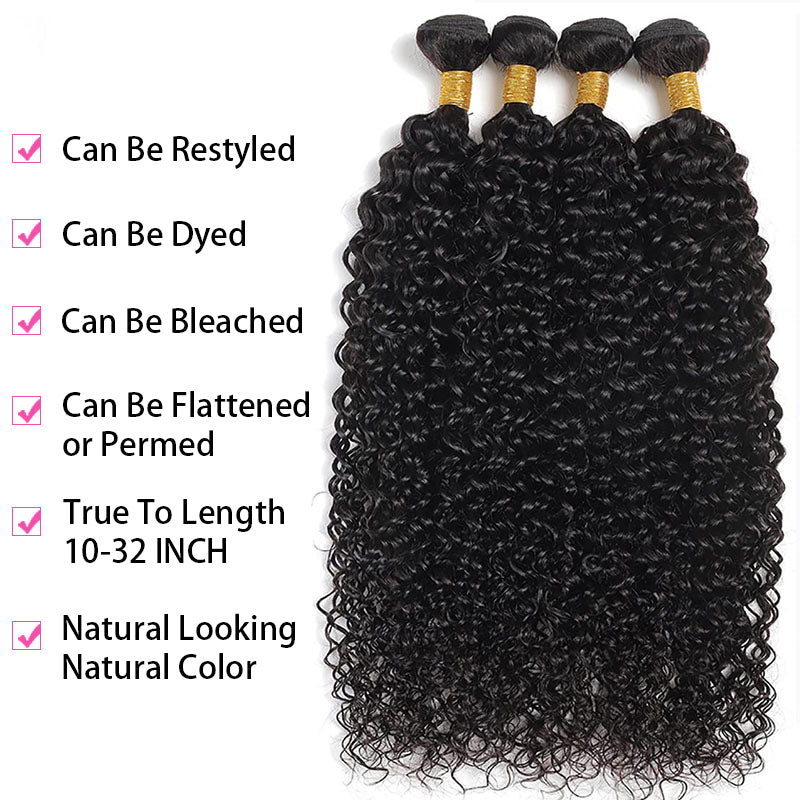 VIYA Water Wave 4 Bundles Human Hair Natural Black