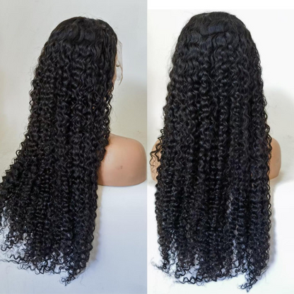 VIYA Full Size™ 13x4 HD Lace Frontal All Pre Styled Curly Natural Black Wig