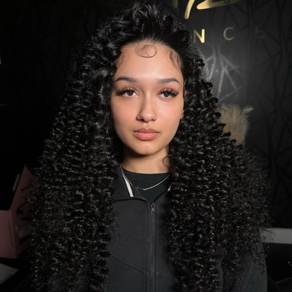 VIYA Full Size™ Spiral Deep Wave 13x4 HD Lace Frontal Human Hair All Pre Styled Wig