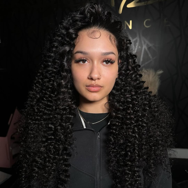 VIYA Full Size™ Spiral Deep Wave 13x4 HD Lace Frontal Human Hair All Pre Styled Wig