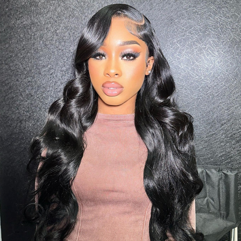 VIYA 13x4 HD Full Lace Frontal Pre Bleached Knots Body Wave Human Hair Wigs