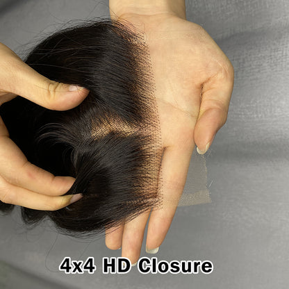 VIYA 9 PCS 12-24 Inch Bundles With 3 PCS 4x4 HD Lace Closure Wholesale Package Deal
