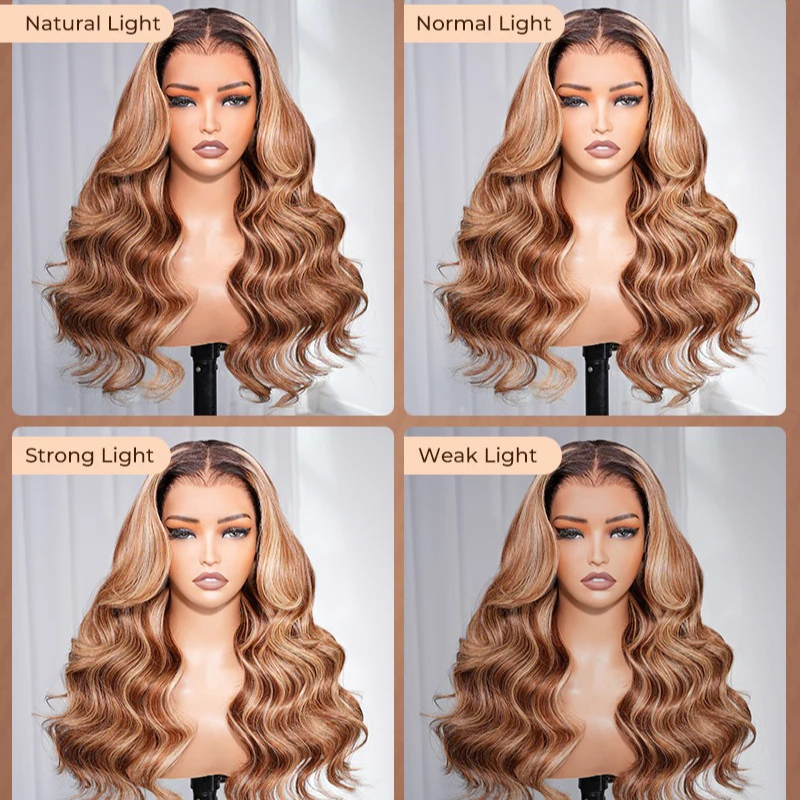 VIYA Full Size™ 13x6 HD Lace Frontal Hairstyles Nine Balayage Highlight All Pre Styled Wig