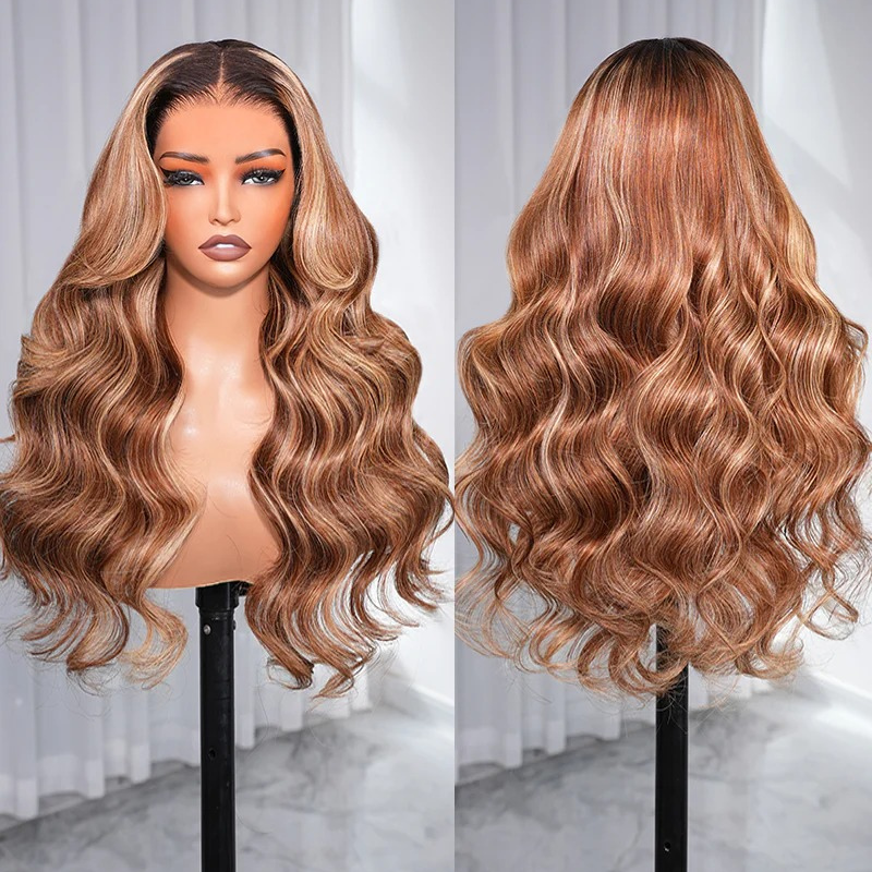 VIYA Full Size™ 13x6 HD Lace Frontal Hairstyles Nine Balayage Highlight All Pre Styled Wig