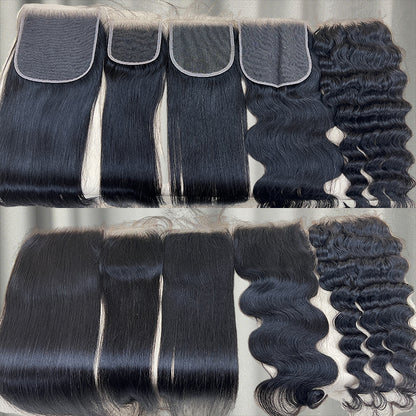 VIYA HAIR 9 PCS 18-30 Inch Bundles With 3 PCS 5x5 HD Lace Closure Wholesale Package Deal