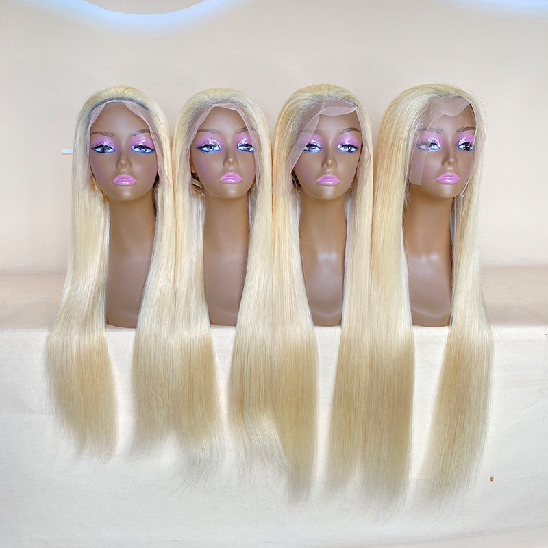 VIYA 2 PCS 5x5 HD Lace Closure Straight Body Wave All Pre Styled Color Wig Wholesale Package Deal