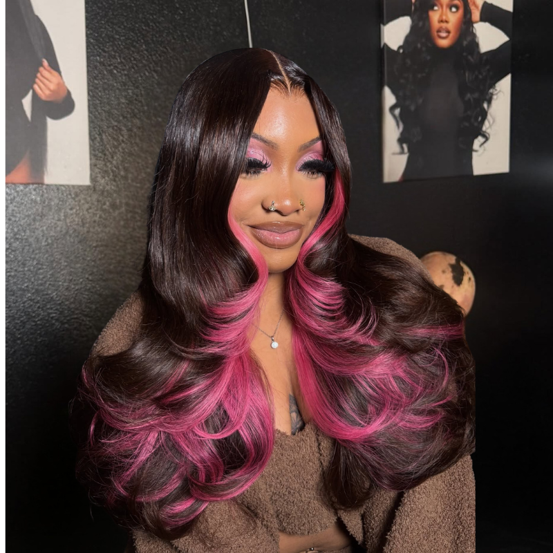 VIYA Full Size™ 13x6 HD Lace Frontal Stylist Hairstyles Ten Balayage Highlight All Pre Styled Wig