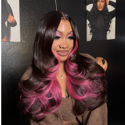 VIYA Full Size™ 13x6 HD Lace Frontal Stylist Hairstyles Ten Balayage Highlight All Pre Styled Wig