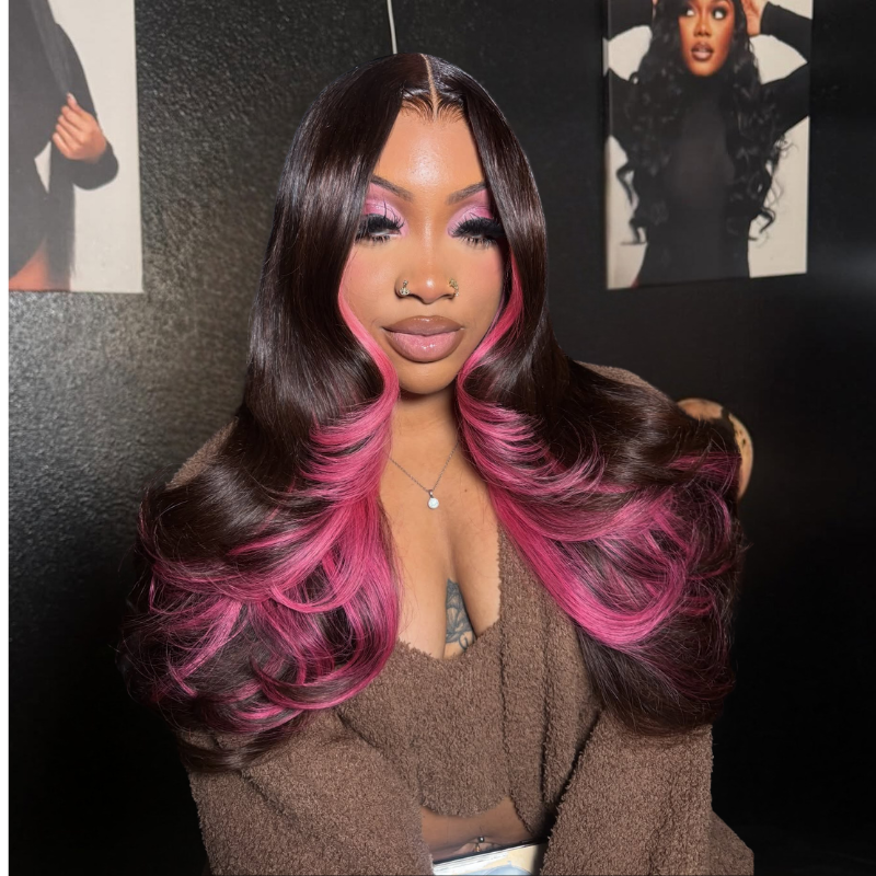 VIYA Full Size™ 13x6 HD Lace Frontal Stylist Hairstyles Ten Balayage Highlight All Pre Styled Wig