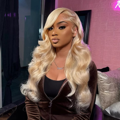 VIYA Full Size™ Body Wave 613 Blonde Color 13x6 HD Lace Frontal Human Hair Wig
