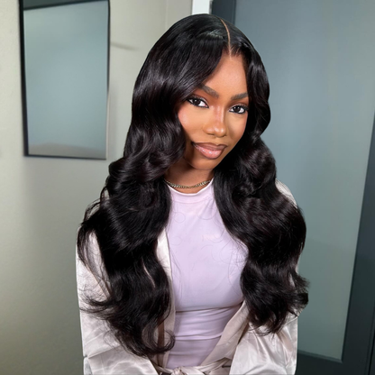 VIYA Pre Styled Loose Body Wave 5x5 HD Lace Glueless Wig Human Virgin Hair