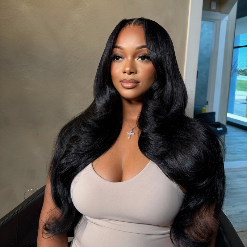 VIYA Pre Styled Loose Body Wave 5x5 HD Lace Glueless Wig Human Virgin Hair