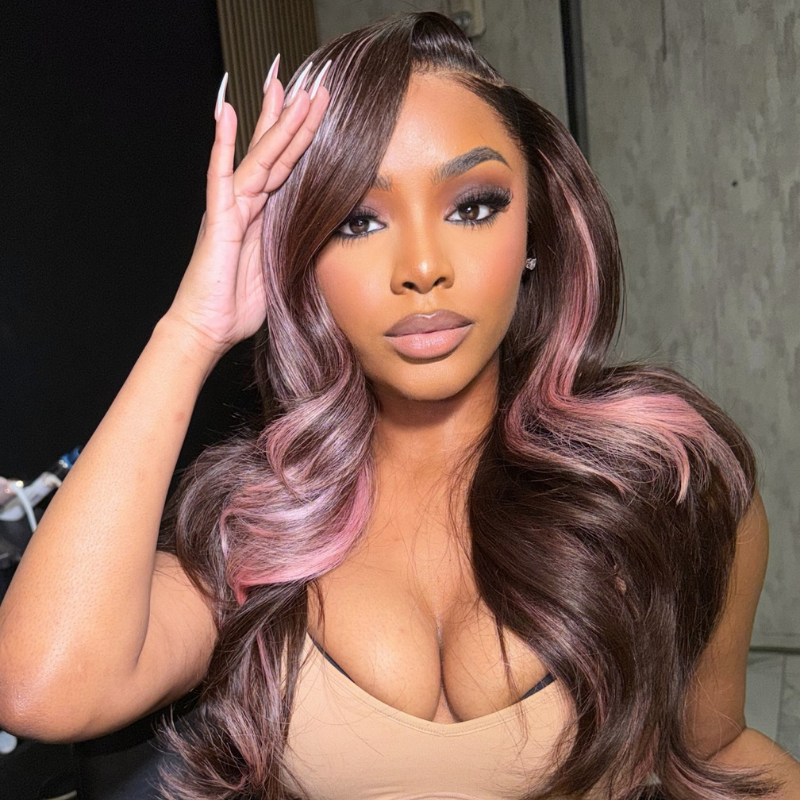 VIYA Full Size™ 13x6 HD Lace Frontal Stylist Hairstyles Thirteen Balayage Highlight All Pre Styled Wig