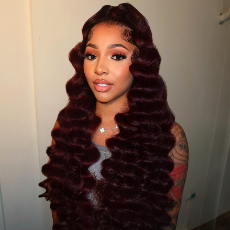 VIYA 99J Full Size™ 13x4 HD Lace Frontal Loose Deep Wave All Pre Styled Human Hair Wig