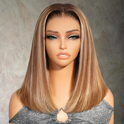 VIYA Full Size™ 13x6 HD Lace Frontal Highlight Honey Blonde Straight All Pre Styled Wig