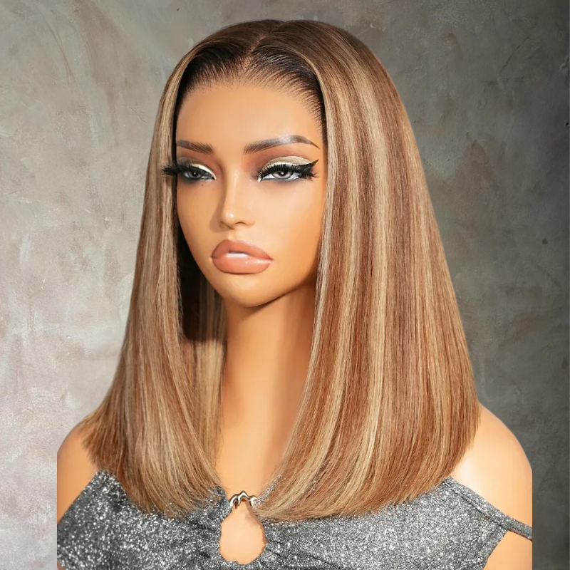 VIYA Full Size™ 13x6 HD Lace Frontal Highlight Honey Blonde Straight All Pre Styled Wig