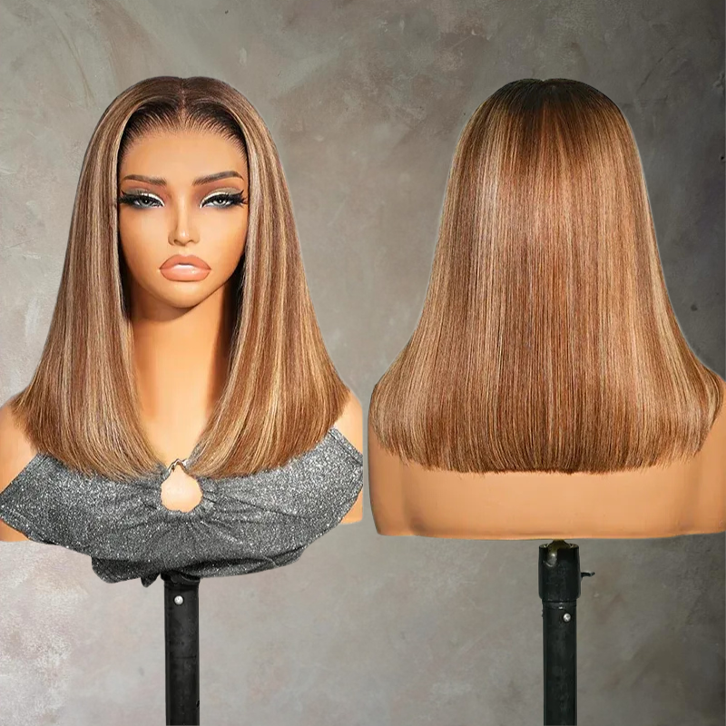 VIYA Full Size™ 13x6 HD Lace Frontal Highlight Honey Blonde Straight All Pre Styled Wig