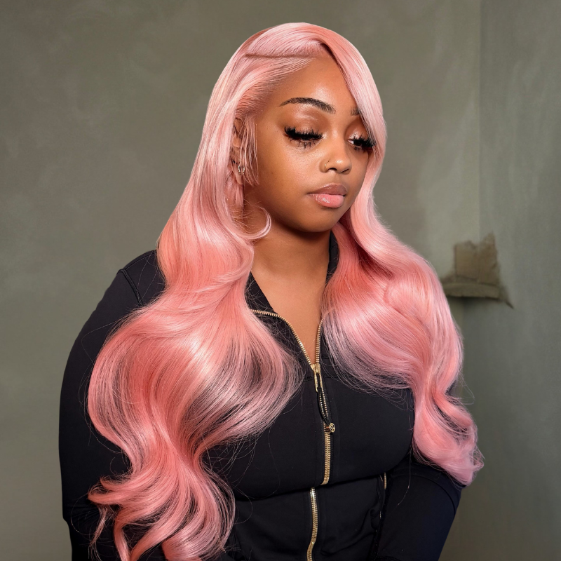 VIYA Full Size™ 13x6 HD Lace Frontal Blonde Pink Ombre Color Stylist Hairstyles Wig
