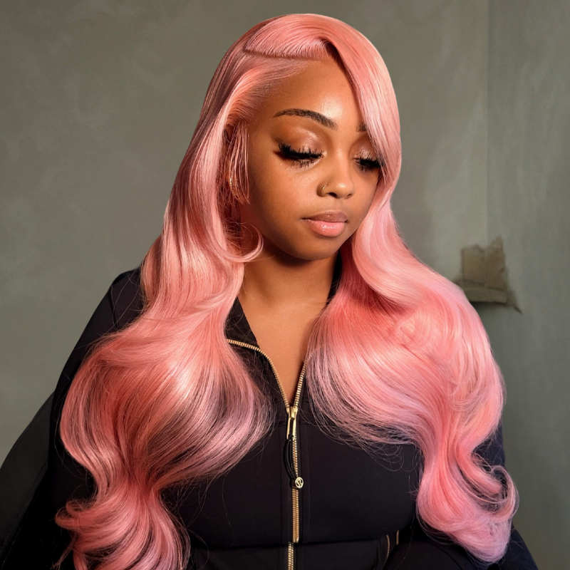 VIYA Full Size™ 13x6 HD Lace Frontal Blonde Pink Ombre Color Stylist Hairstyles Wig