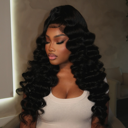 VIYA Loose Deep Wave Full Size™ 13x6 HD Lace Frontal Human Hair Wig