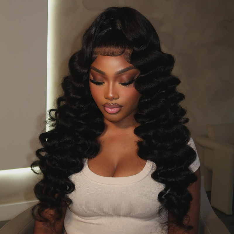 VIYA Loose Deep Wave Full Size™ 13x6 HD Lace Frontal Human Hair Wig