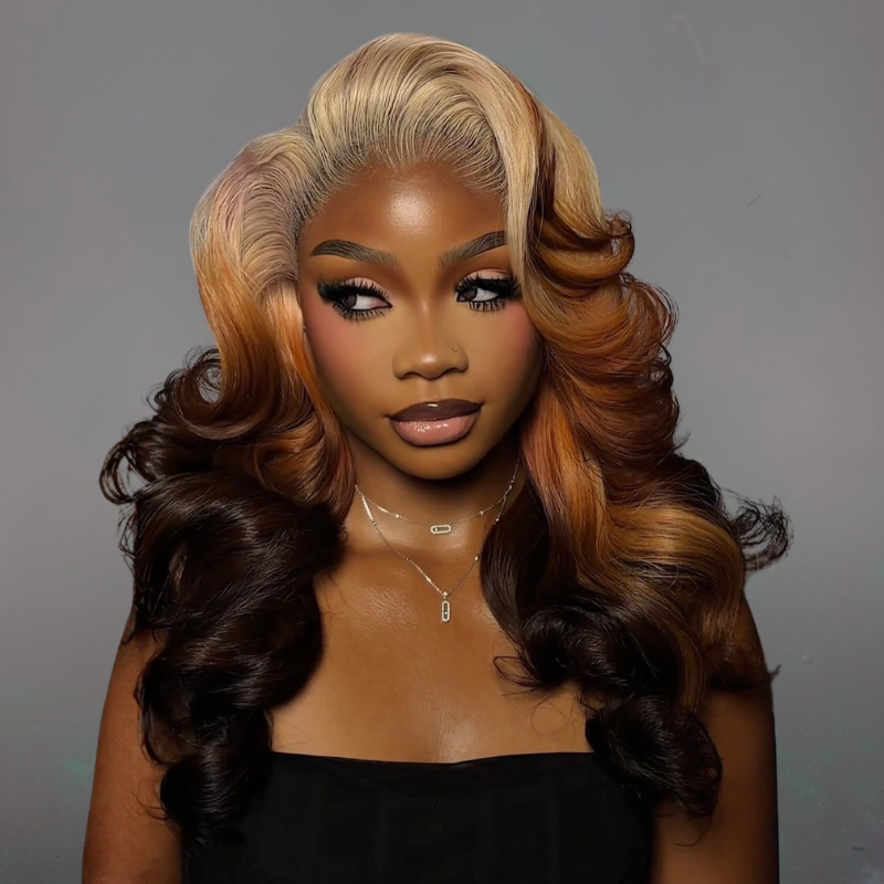 VIYA Full Size™ 13x6 HD Lace Frontal 613 Blonde Color Stylist Hairstyles Human Hair Wig