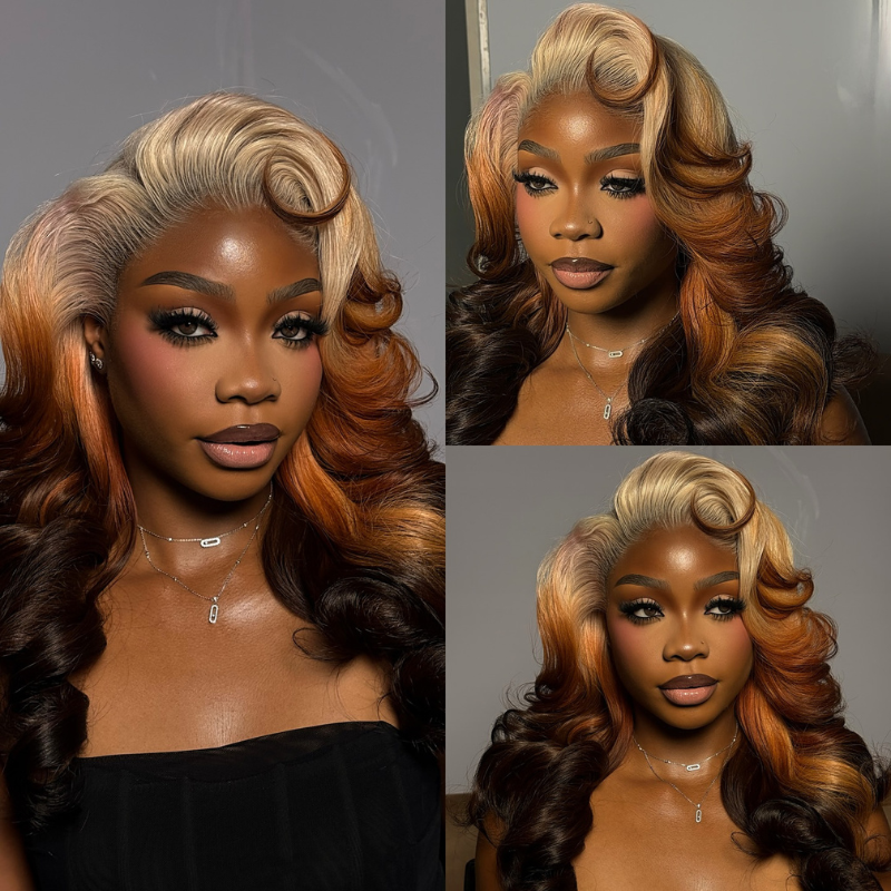 VIYA Full Size™ 13x6 HD Lace Frontal 613 Blonde Color Stylist Hairstyles Human Hair Wig