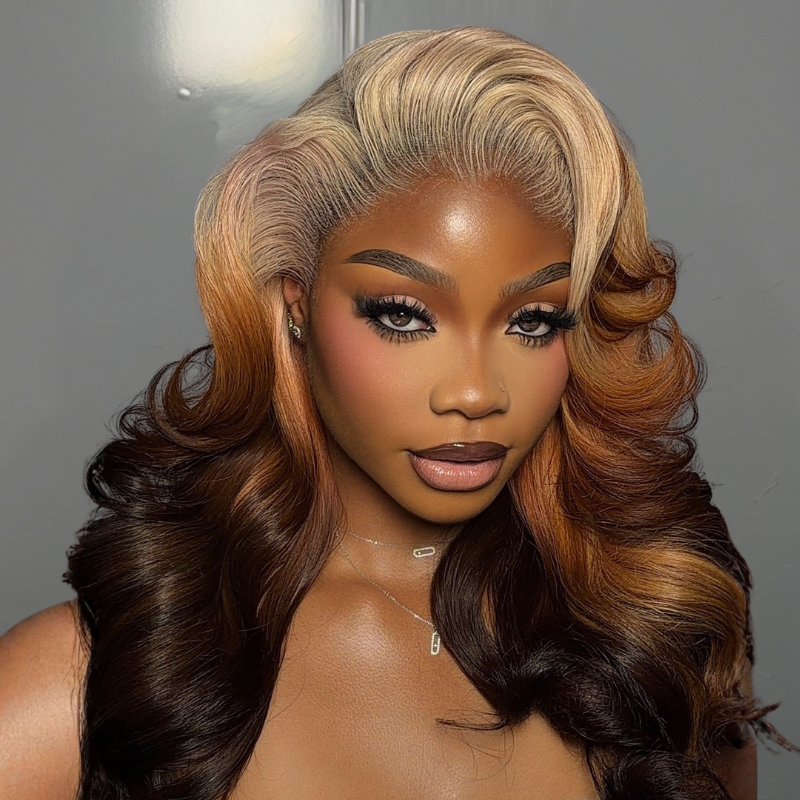 VIYA Full Size™ 13x6 HD Lace Frontal 613 Blonde Color Stylist Hairstyles Human Hair Wig