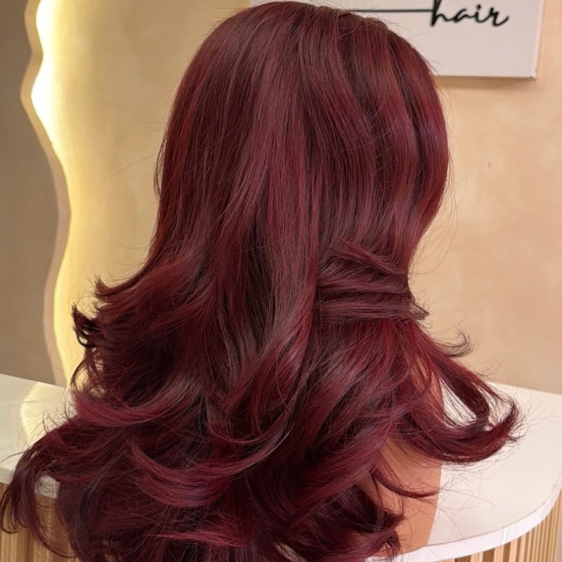 VIYA Full Size™ 13x6 HD Lace Frontal Burgundy Body Wave &amp; Straight Human Hair All Pre Styled Wig