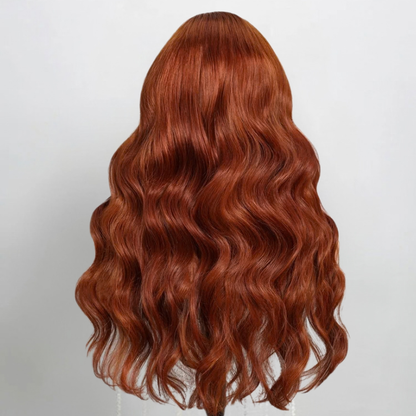 VIYA Full Size™ 13x6 HD Lace Hairstyles Five Copper Brown All Pre Styled Human Hair Wig