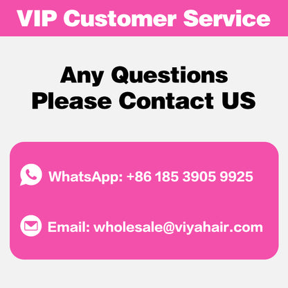VIYA 3 PCS 5x5 HD Lace Closure Straight Body Wave All Pre Styled Color Wig Wholesale Package Deal