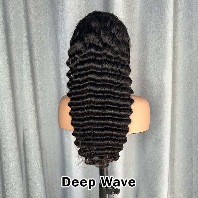 VIYA 3 PCS 13x6 HD Lace Frontal Popular Textures All Pre Styled Natural Black Wig Wholesale Package Deal