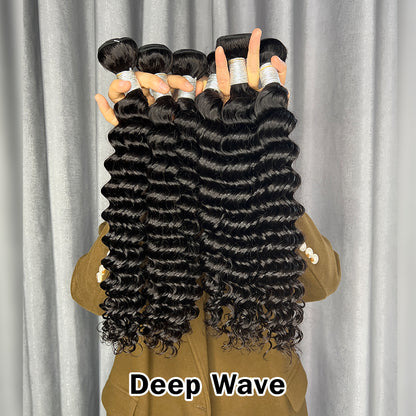 VIYA 9 PCS 12-24 Inch Bundles With 3 PCS 4x4 HD Lace Closure Wholesale Package Deal