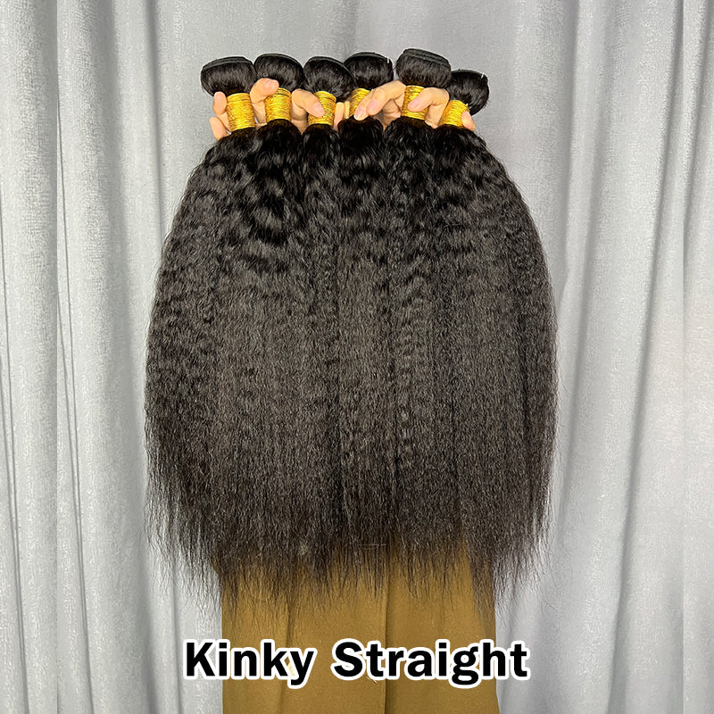 VIYA 9 PCS 12-24 Inch Bundles With 3 PCS 4x4 HD Lace Closure Wholesale Package Deal